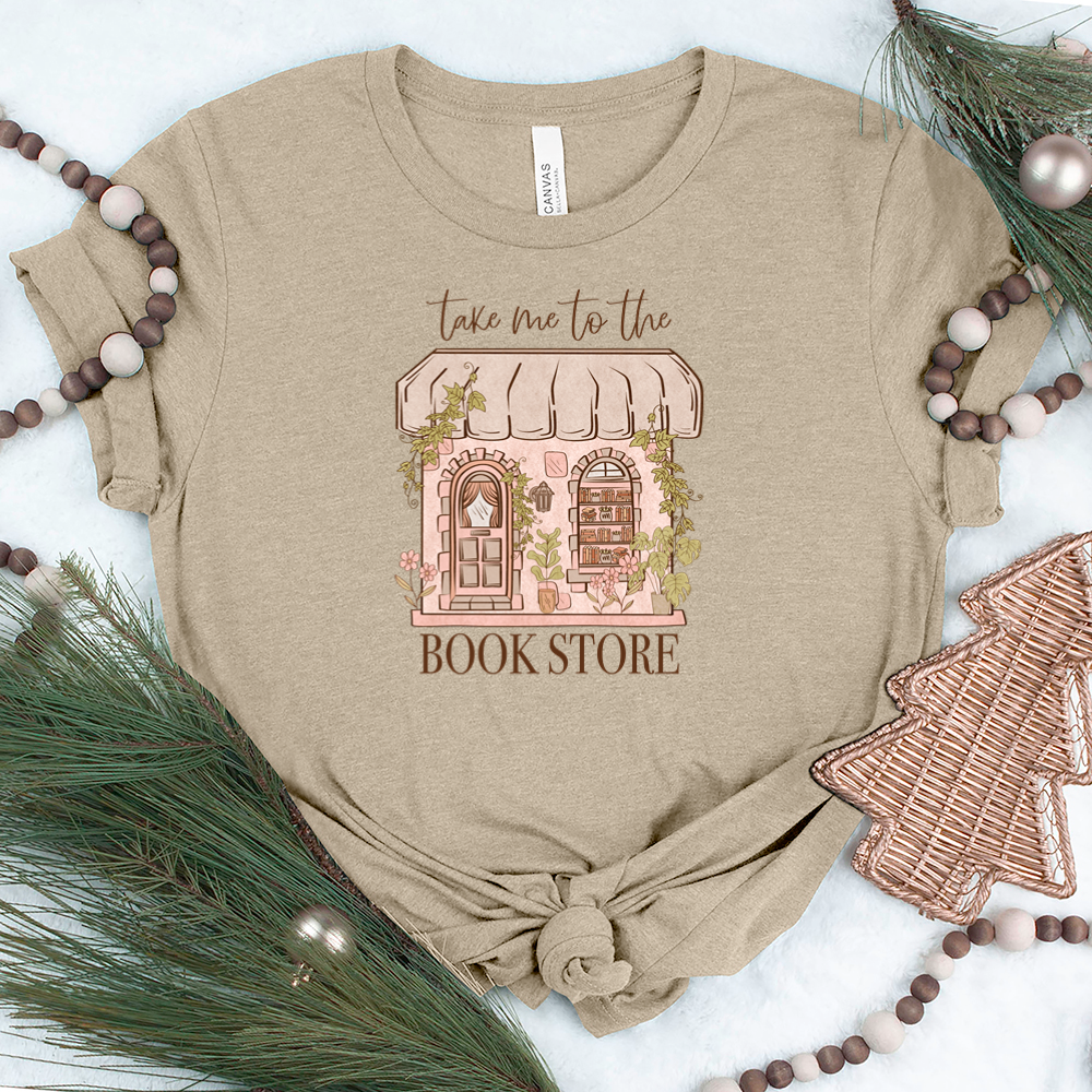 floral bookshop unisex tee