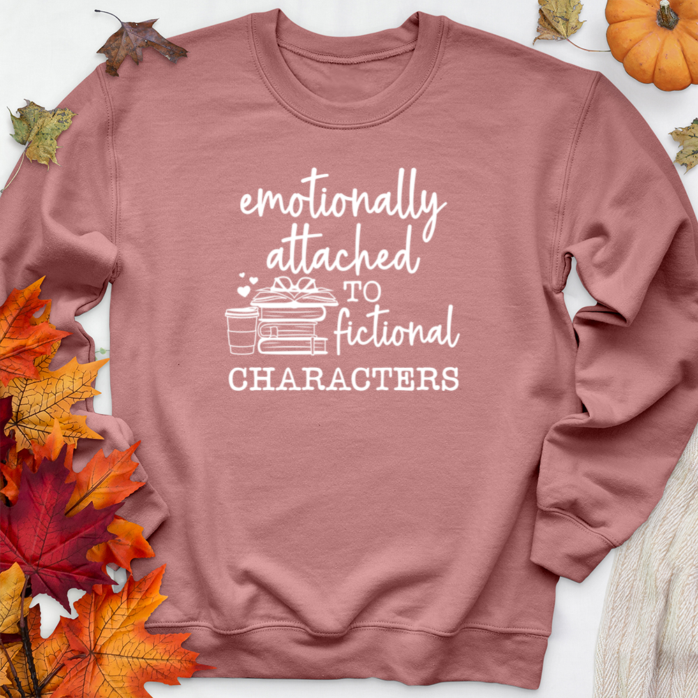 emotionally attached premium crewneck sweatshirt