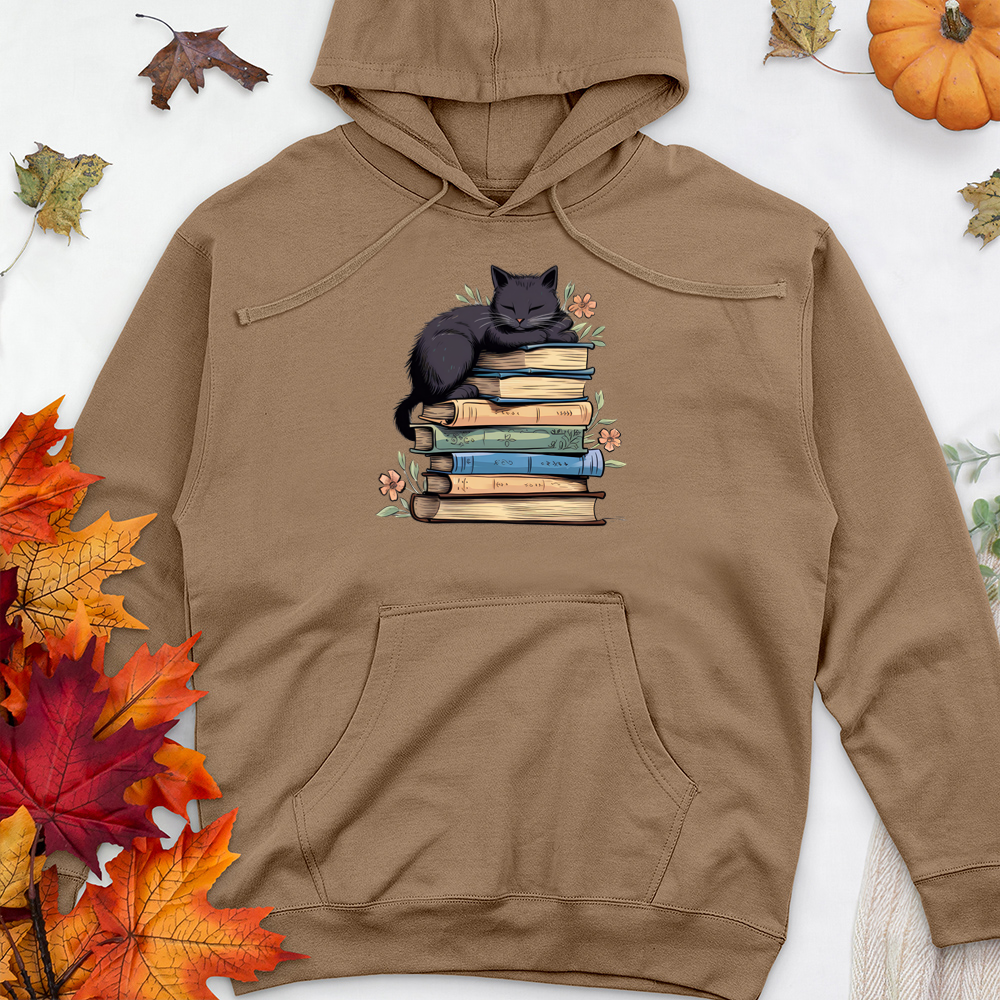 curl up and read premium hooded sweatshirt