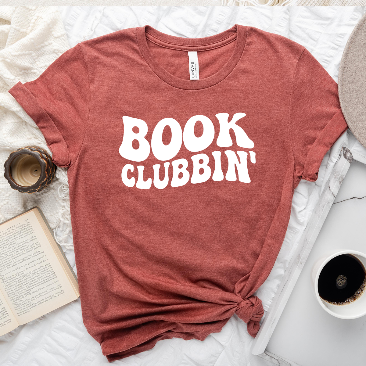 book clubbin unisex tee