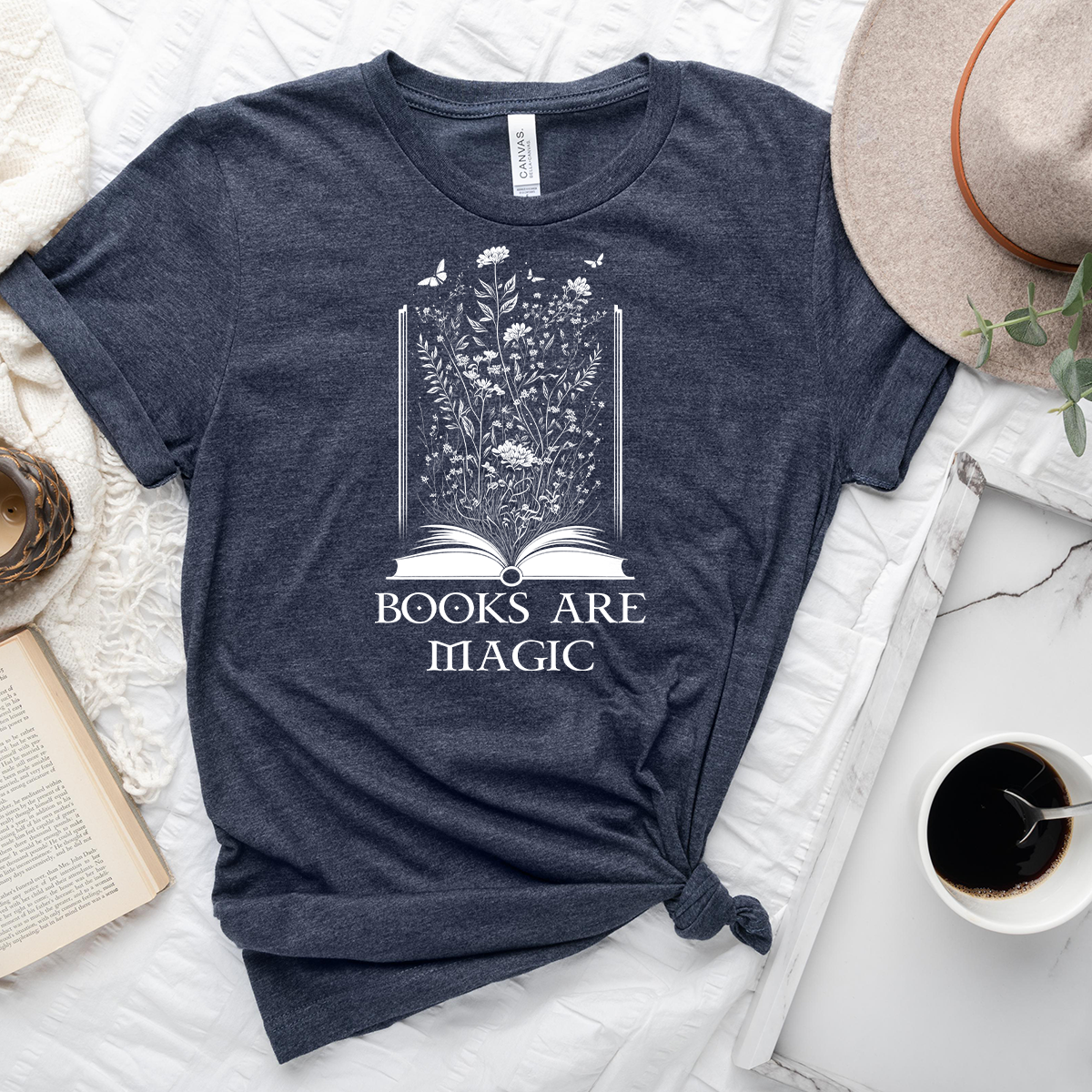 magic books unisex tee