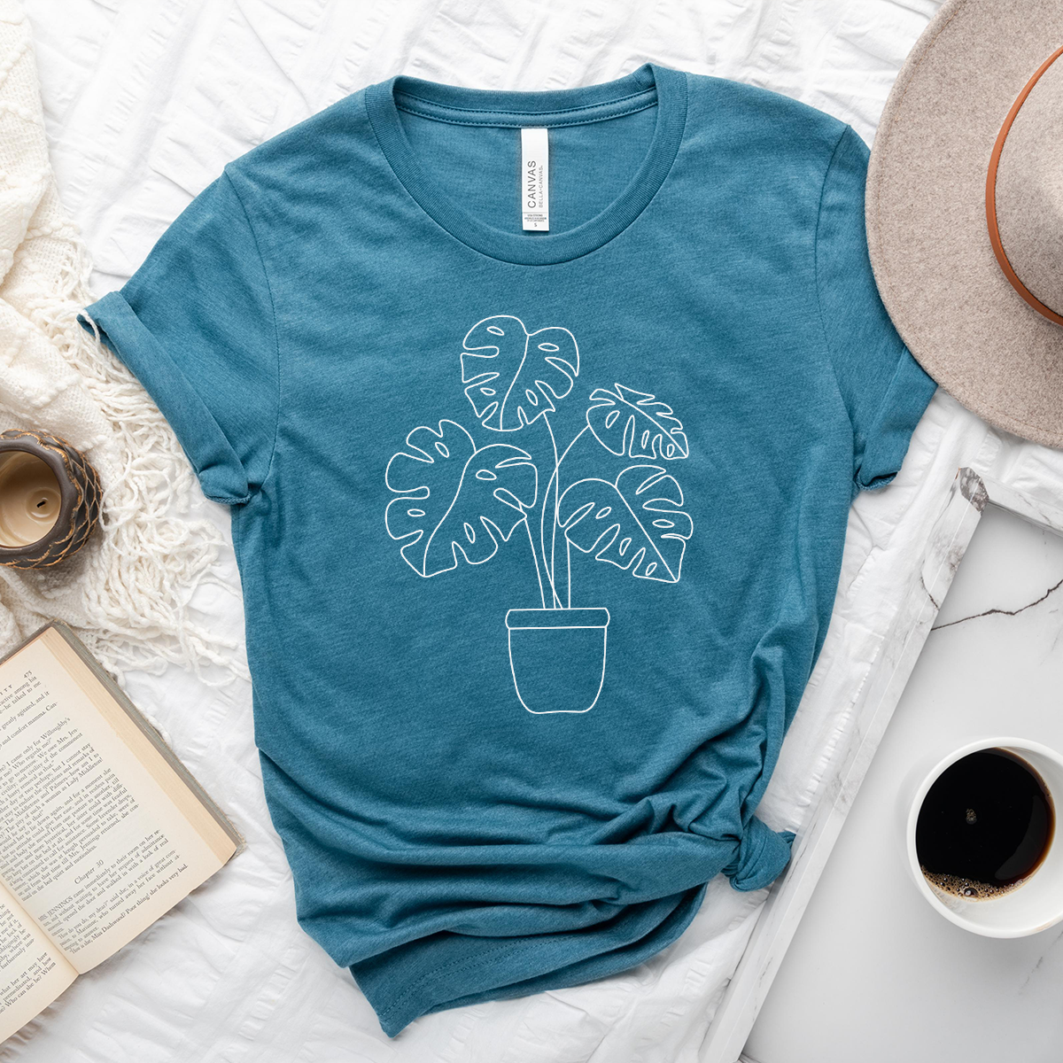 potted monstera unisex tee