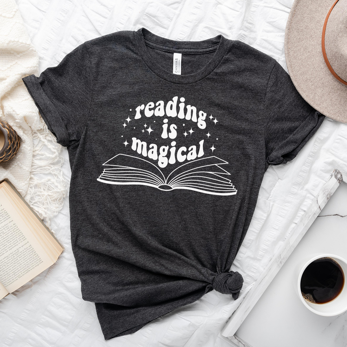 reading is magical unisex tee