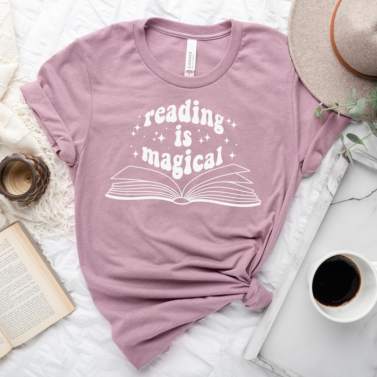 reading is magical unisex tee