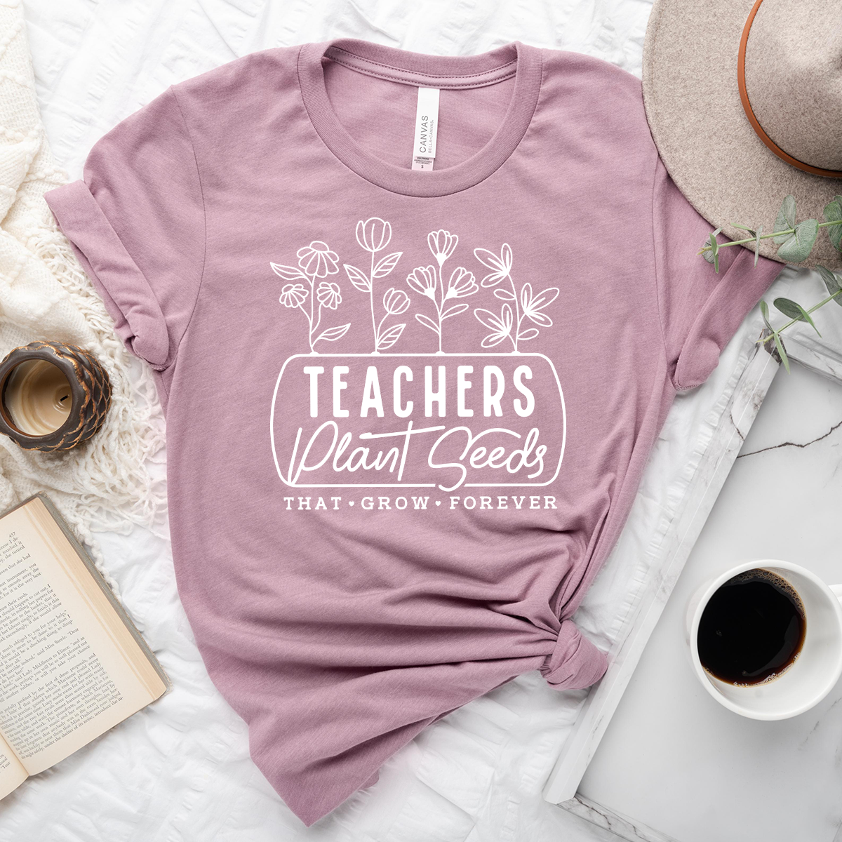 teachers plant seeds unisex tee