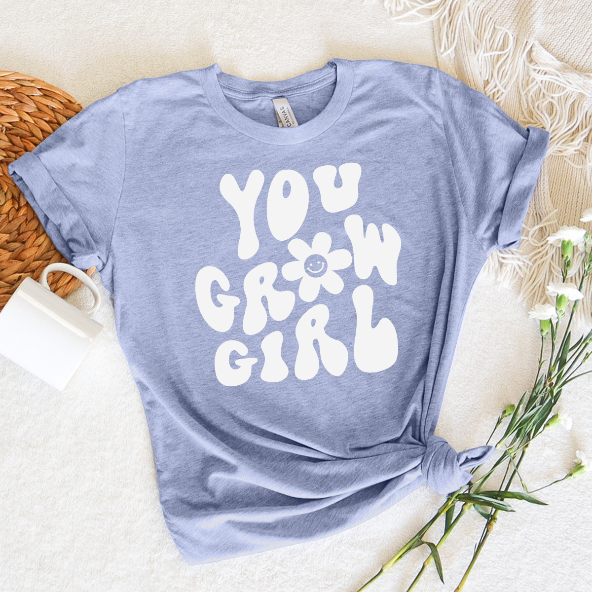 you grow girl unisex tee