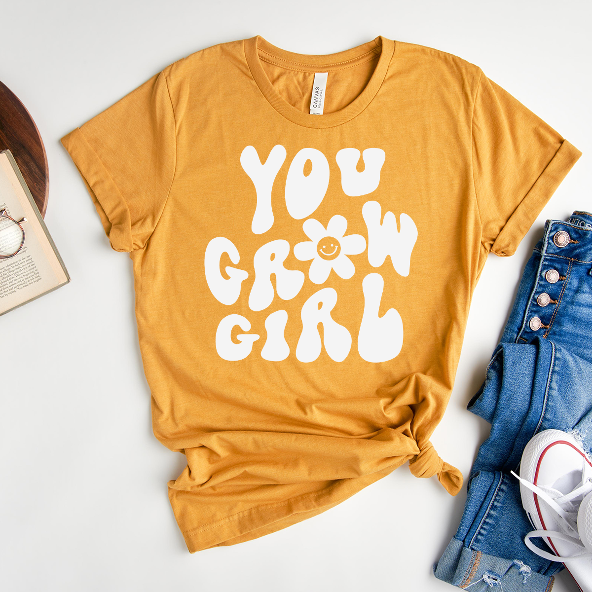 you grow girl unisex tee