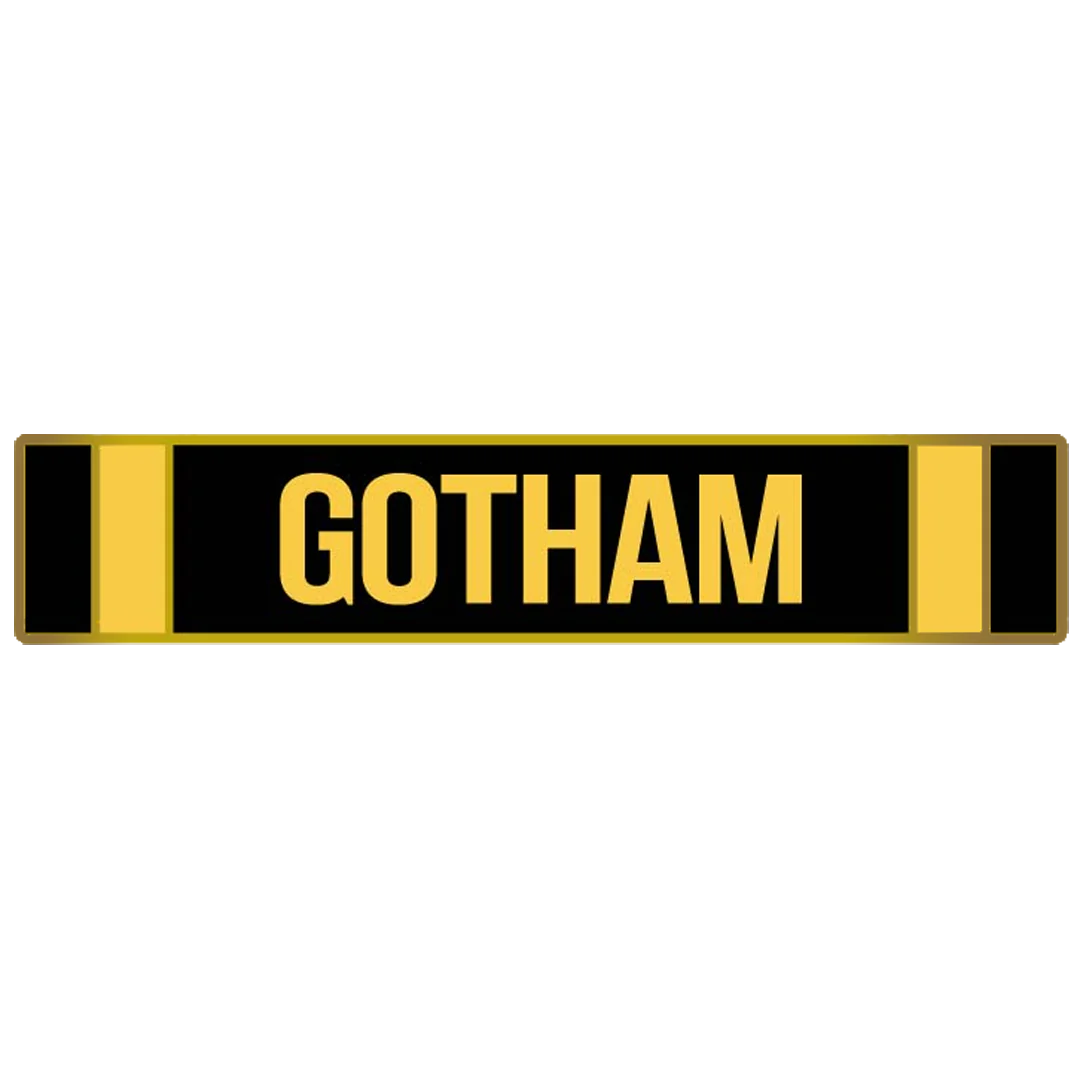 Gotham City Police Department GCPD commendation bar pin Police Style LAPD NYPD CBP BPD EL13-023 P-253