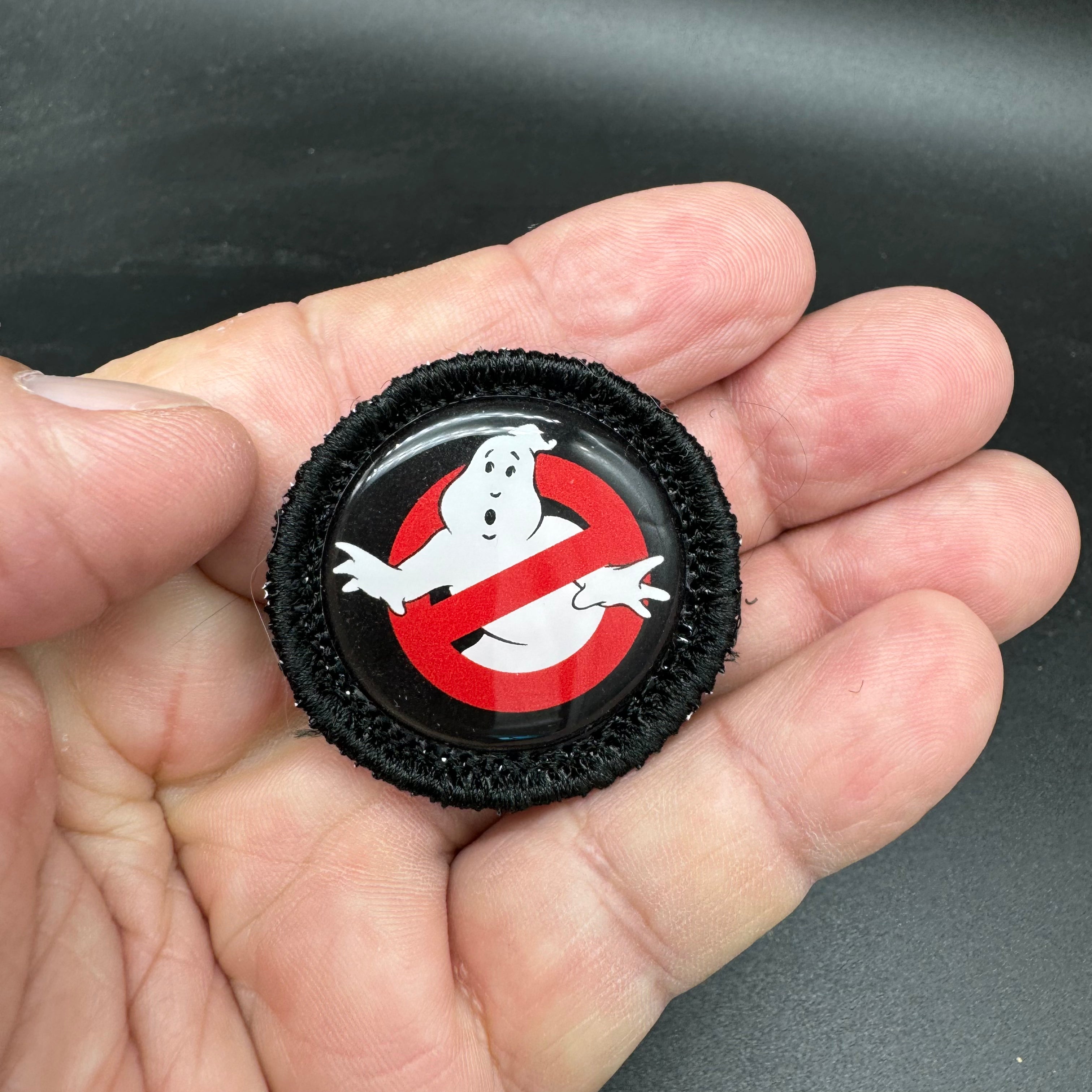 Mooglie Ghostbusters Hybrid Photoprinted Embroidered Hook and Loop Morale Patch Ranger Eyes