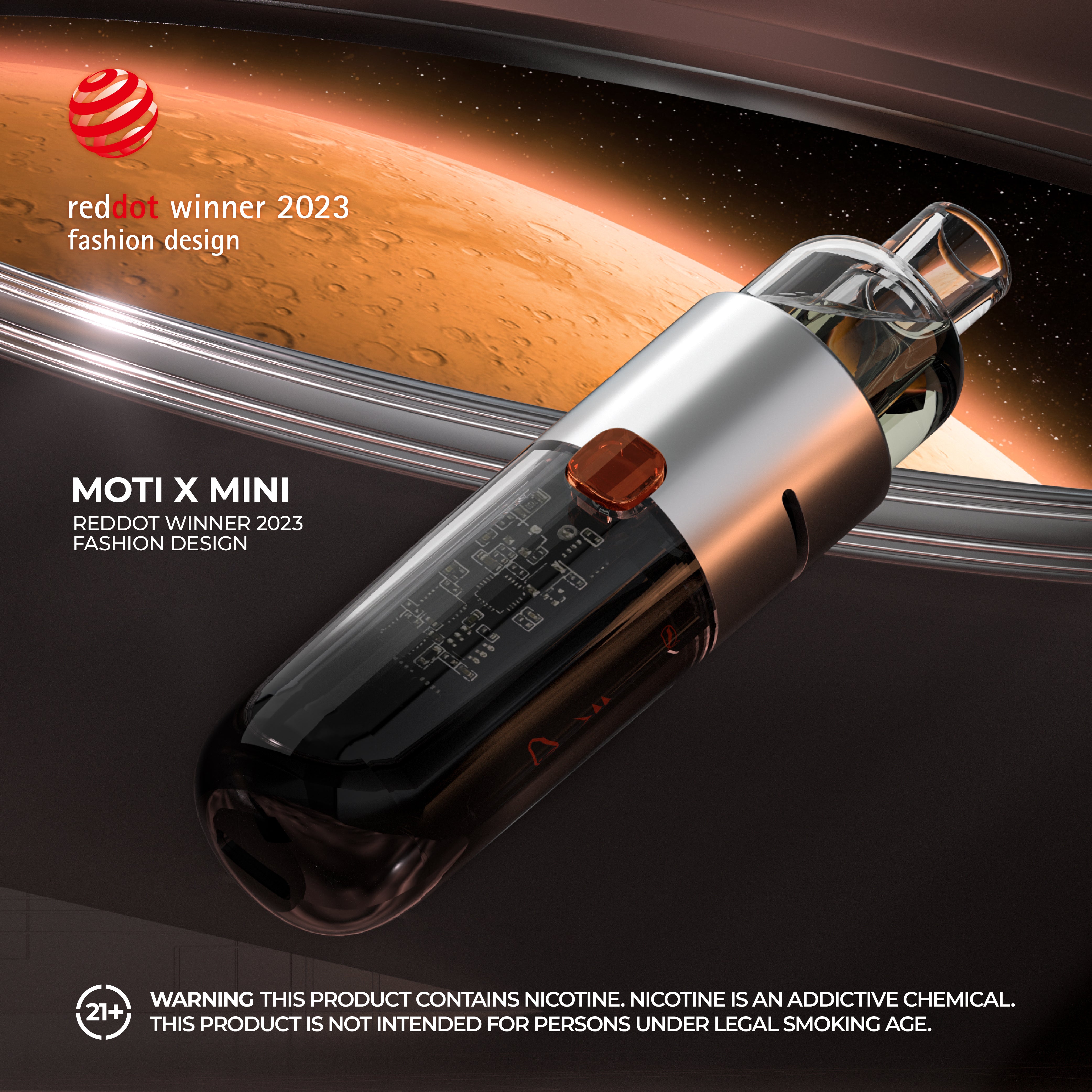 MOTI won the 2023 German Red Dot Design Award 