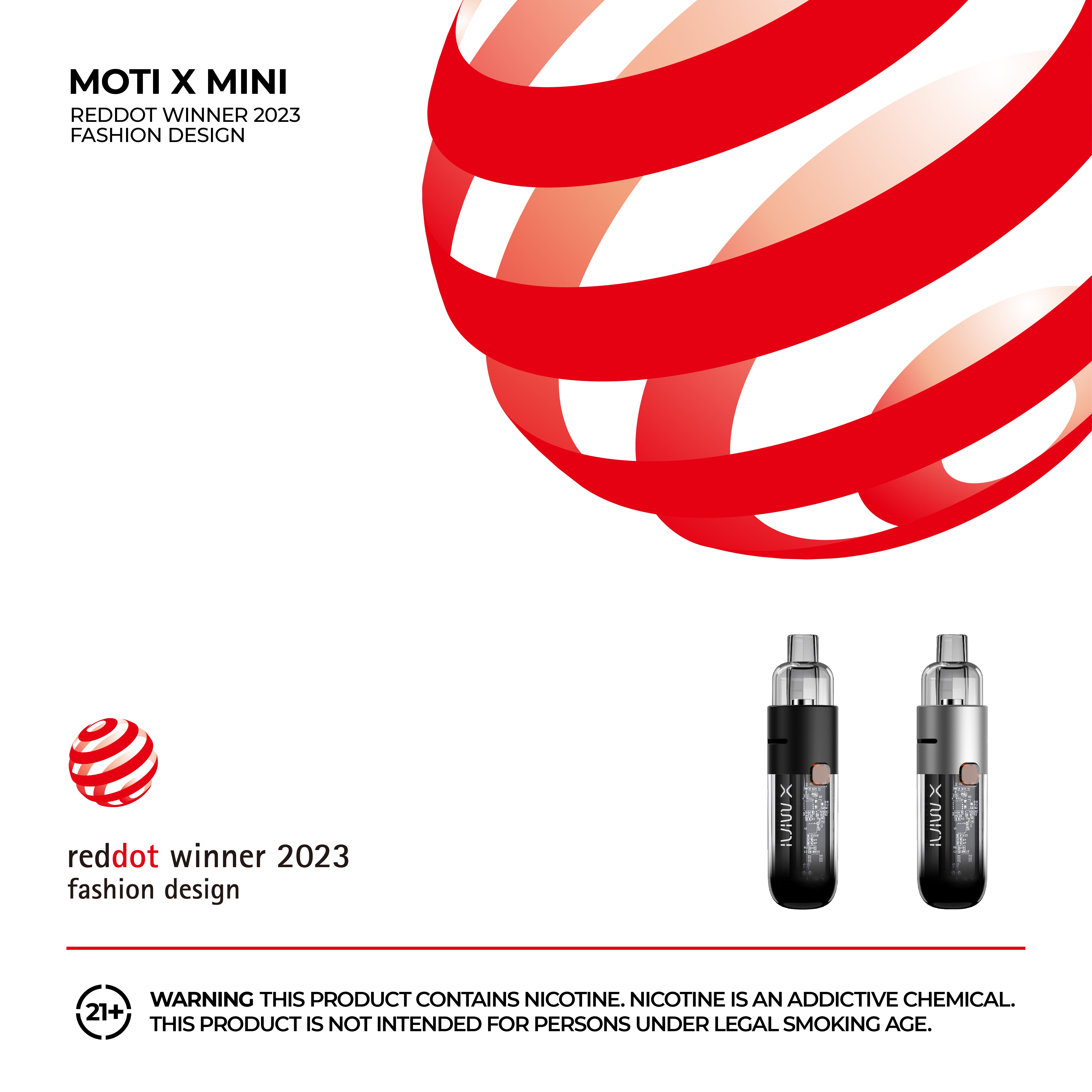 MOTI won the 2023 German Red Dot Design Award 2