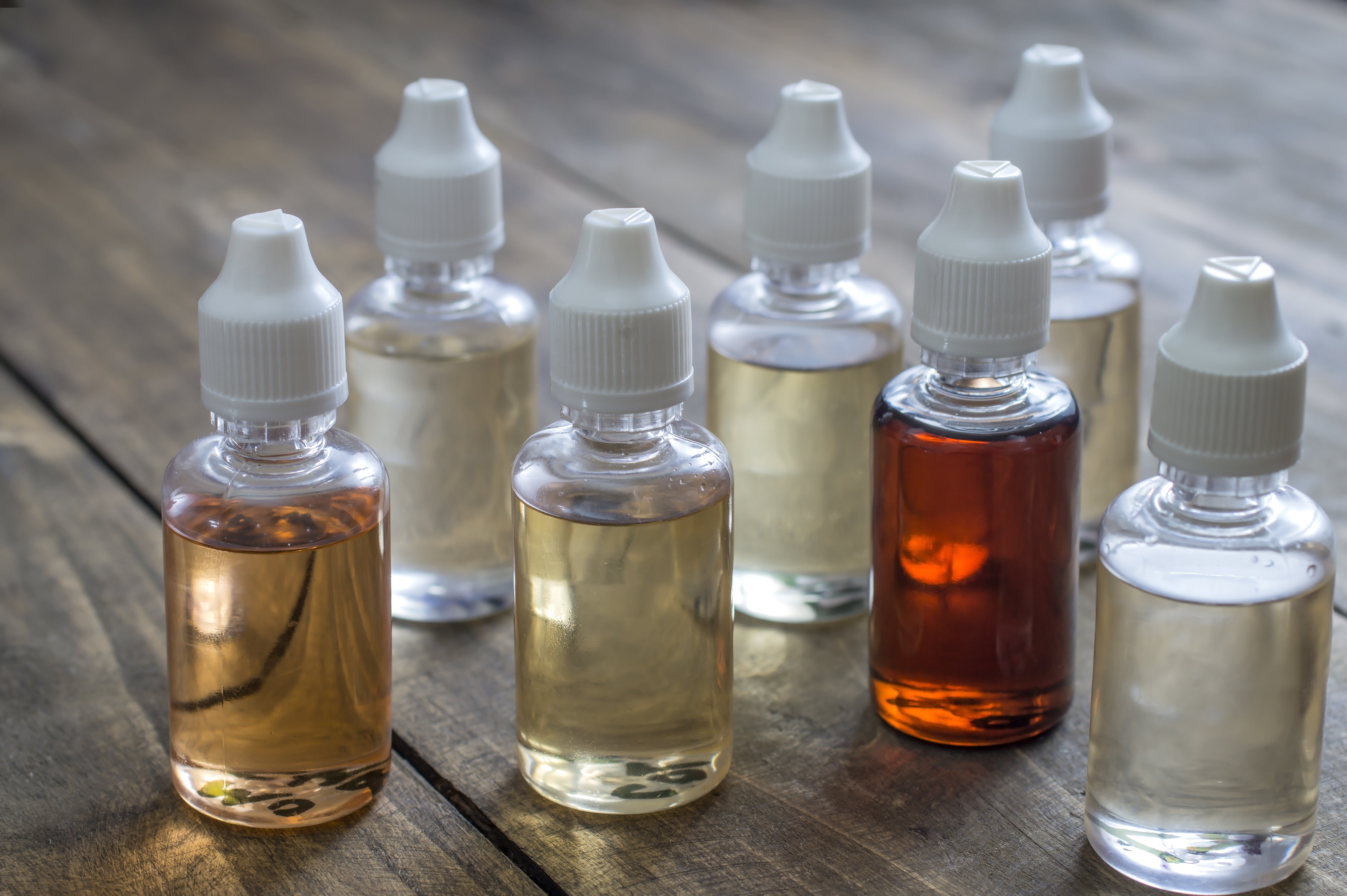 e-liquid bottles