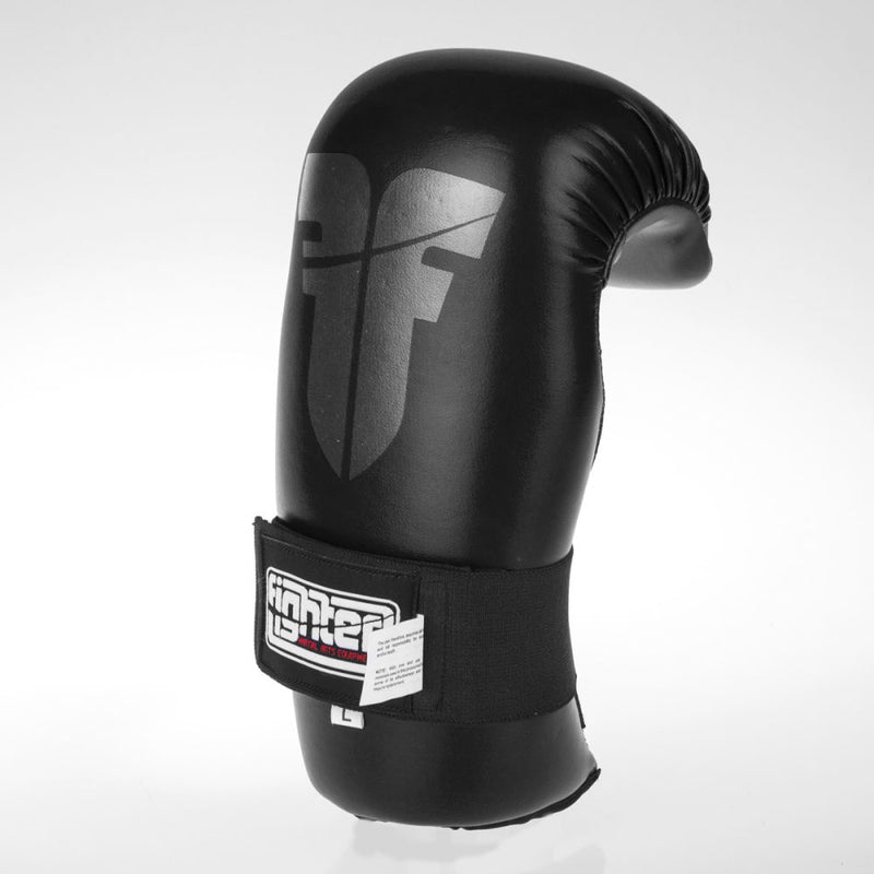 Fighter Strap Open Gloves - black, FOG-001B