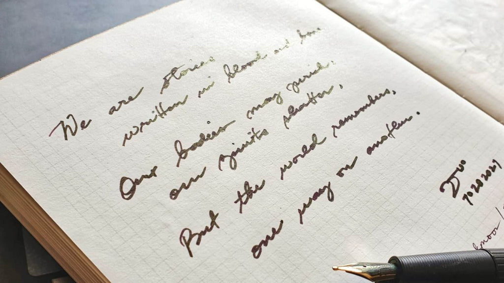 Interwined: EndlessPens Celebrates Handwritten Poetry - Poetry Written Using A Fountain Pen