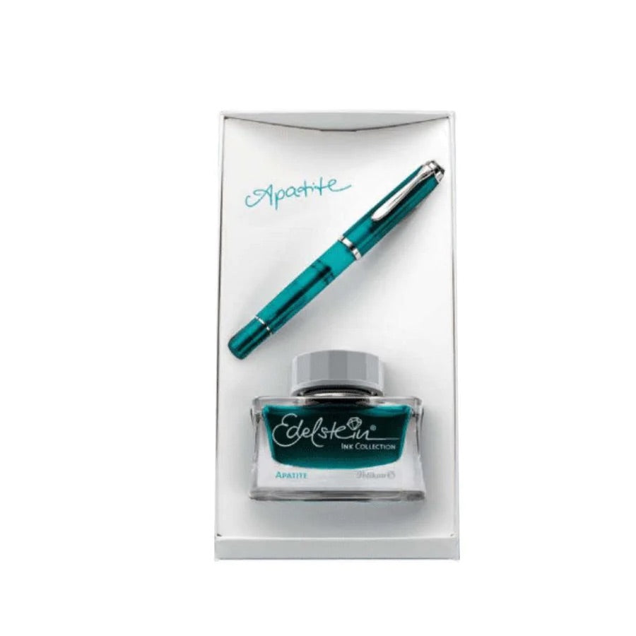 Christmas Gift Exchange Ideas - Pelikan M205 Apatite and Edelstein Ink Gift Set