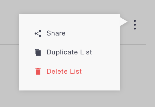 Delete List