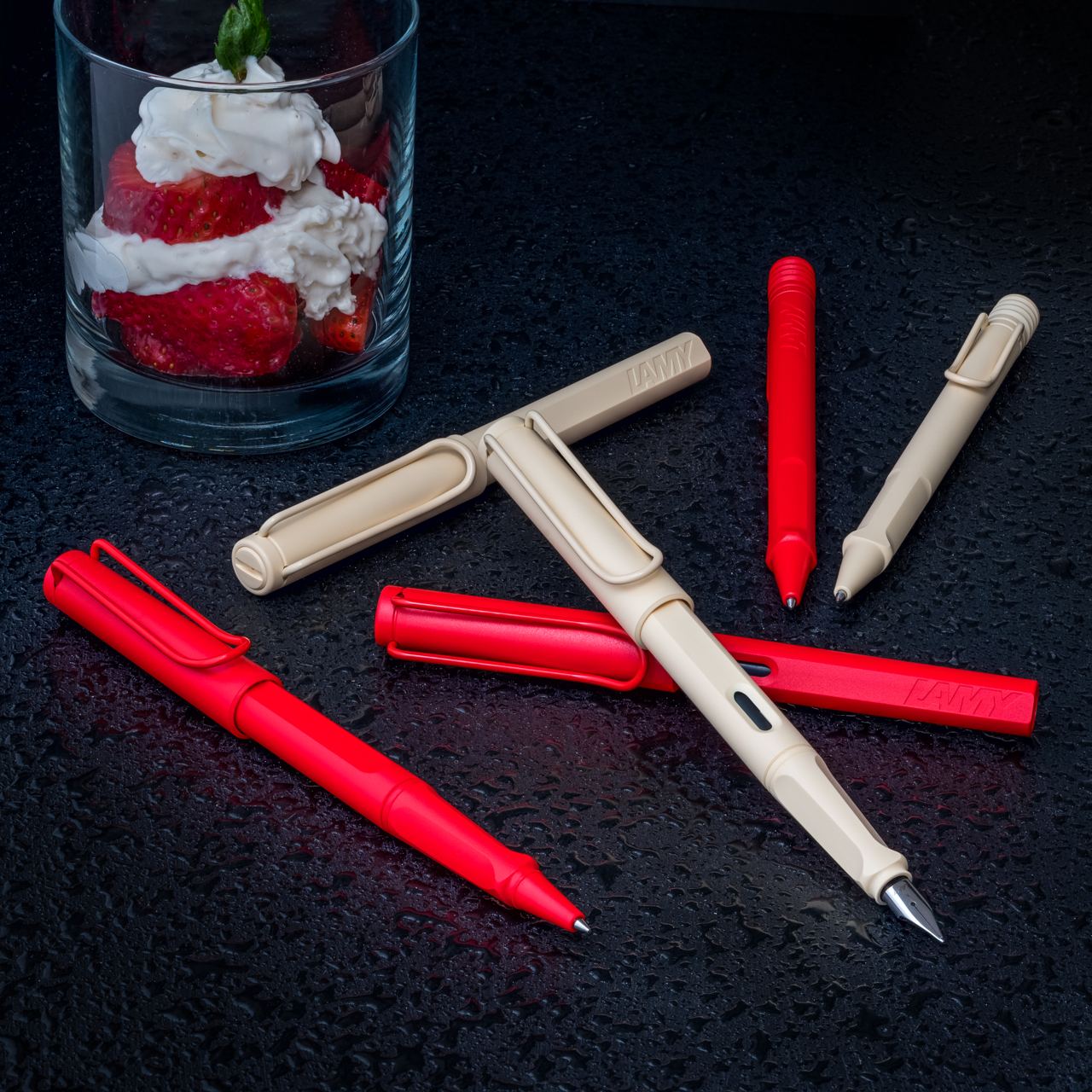 Looking Back at 10 Years of LAMY Special Edition Fountain Pens - 2022 - Strawberry and Cream