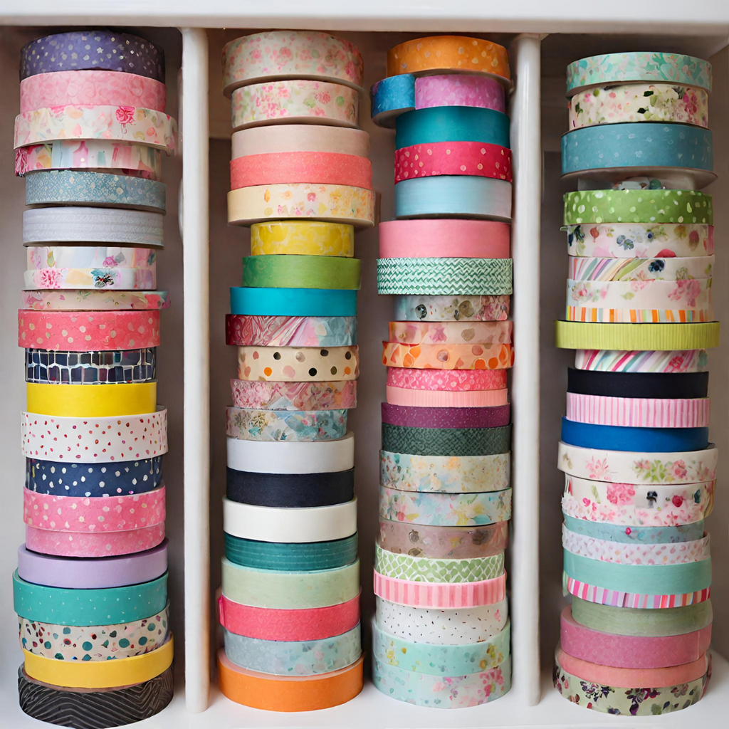 How to Store Washi Tape - Drawers With Organizers