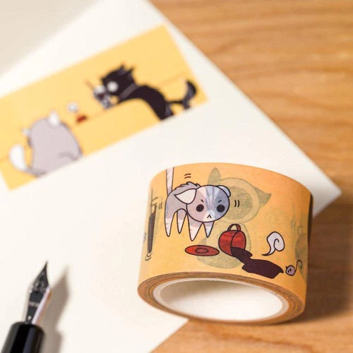 How to Store Washi Tape - Endless Pens Grumpy Kitty Café Washi Tape