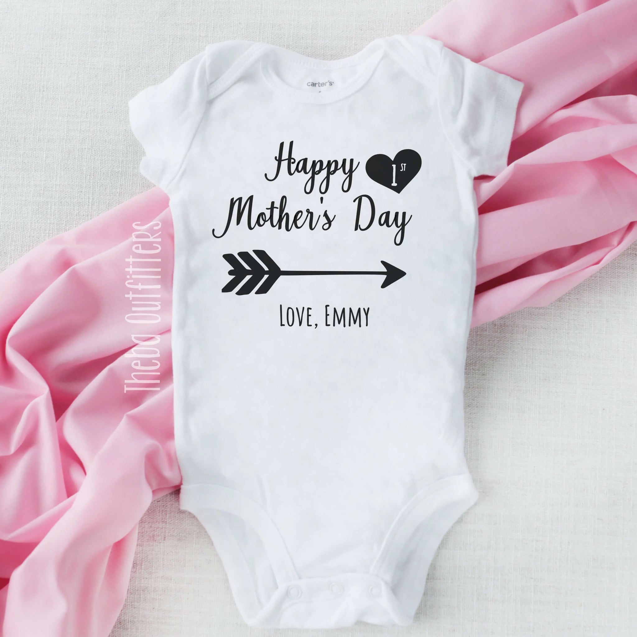 moms first mothers day onesie