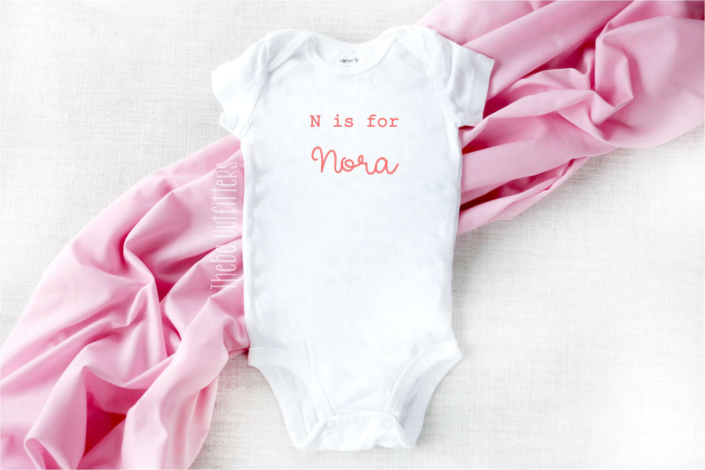 personalized onesie for baby girl