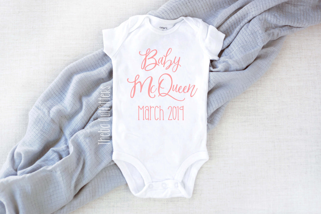 custom made newborn onesies