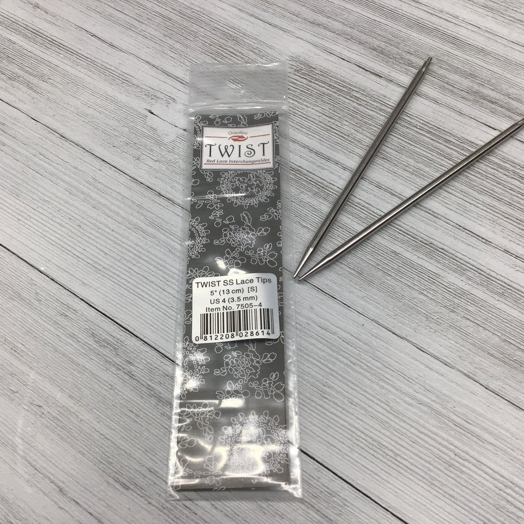 ChiaoGoo Interchangeable Knitting Needles Twist Red Lace 5'' (13 cm)