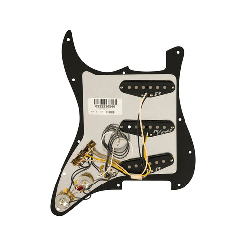 Fender Pure Vintage 59 Prewired Strat Pickguard, Black