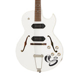 Epiphone Goerge Thorogood White Fang ES-125TDC Electric Guitar w/Case, Bone White (B-Stock)