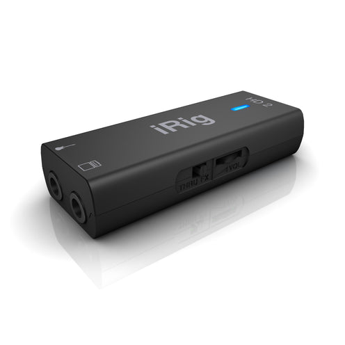 IK Multimedia iRig HD 2 Guitar Interface for IOS and Mac