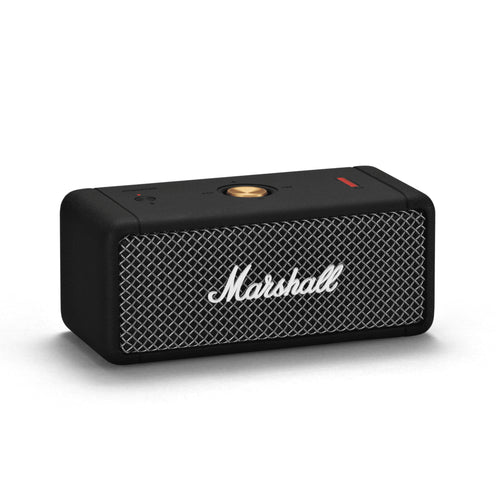 Marshall Emberton Portable Bluetooth Speaker, Black & Brass