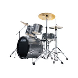 TAMA ST52H6C-CSS Stagestar 5-Piece Drum Kit w/ Hardware+Throne+Cymbals, Cosmic Silver Sparkle