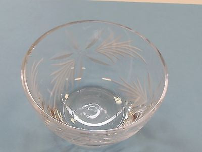 lead crystal bowl, Hearts, Made in USA ,glass – O'Rourke Crystal
