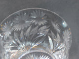 ABP cut glass bowl Pairpoint BUTTERFLY  daisey ANTIQUE