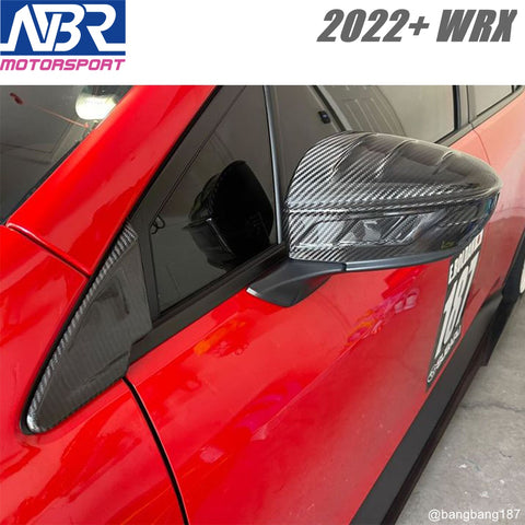 2022 WRX Dry Carbon Fiber A Pillar Trim Cover