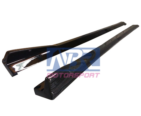 2008-2014 Subaru Impreza WRX STI Carbon Fiber Wing Spoiler Extension Gurney  Flap