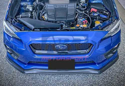 エアロパーツ STI CARBON FIBER FRONT BUMPER LIP BODY KIT FOR 2015