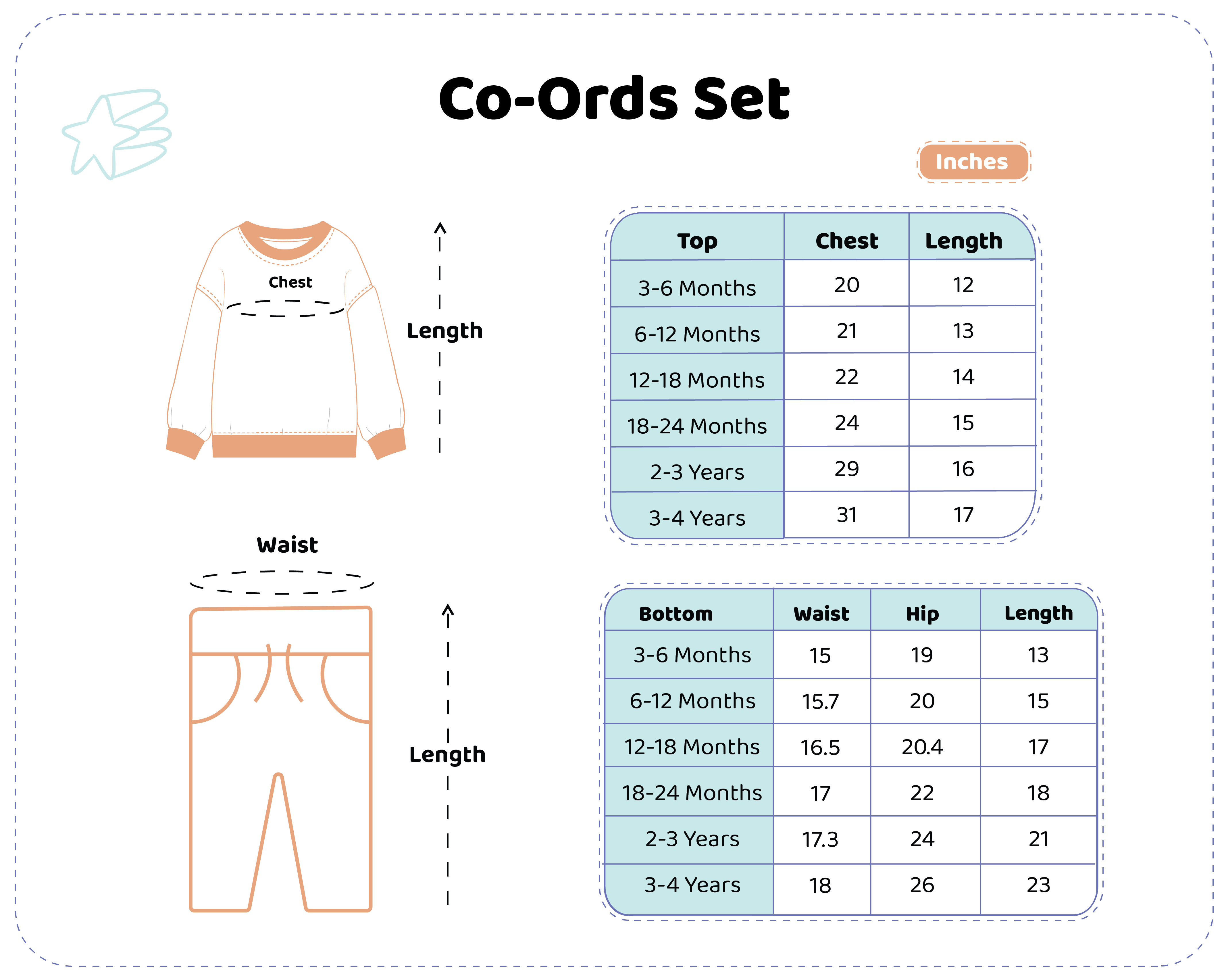 Co-ord Set M6 to Y4