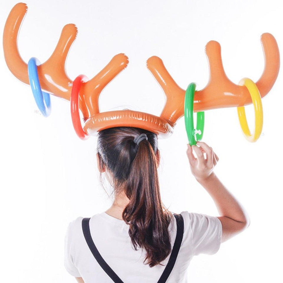 reindeer antler hat