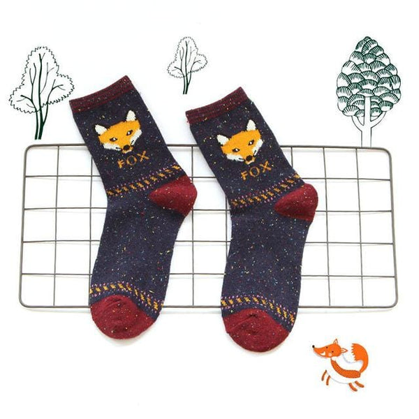 Forest Animal Socks - Weartro