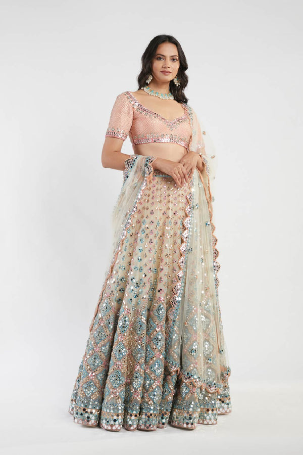 Multicolored Lehenga Set – Estie Couture