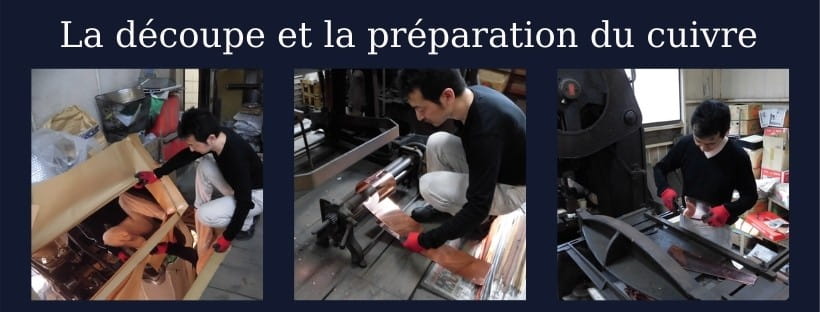 fabrication arrosoir en cuivre