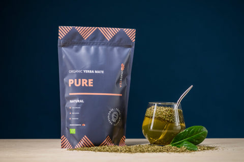 Matetea PURE yerba mate te. Økologisk, Pure leaf, urøget. 