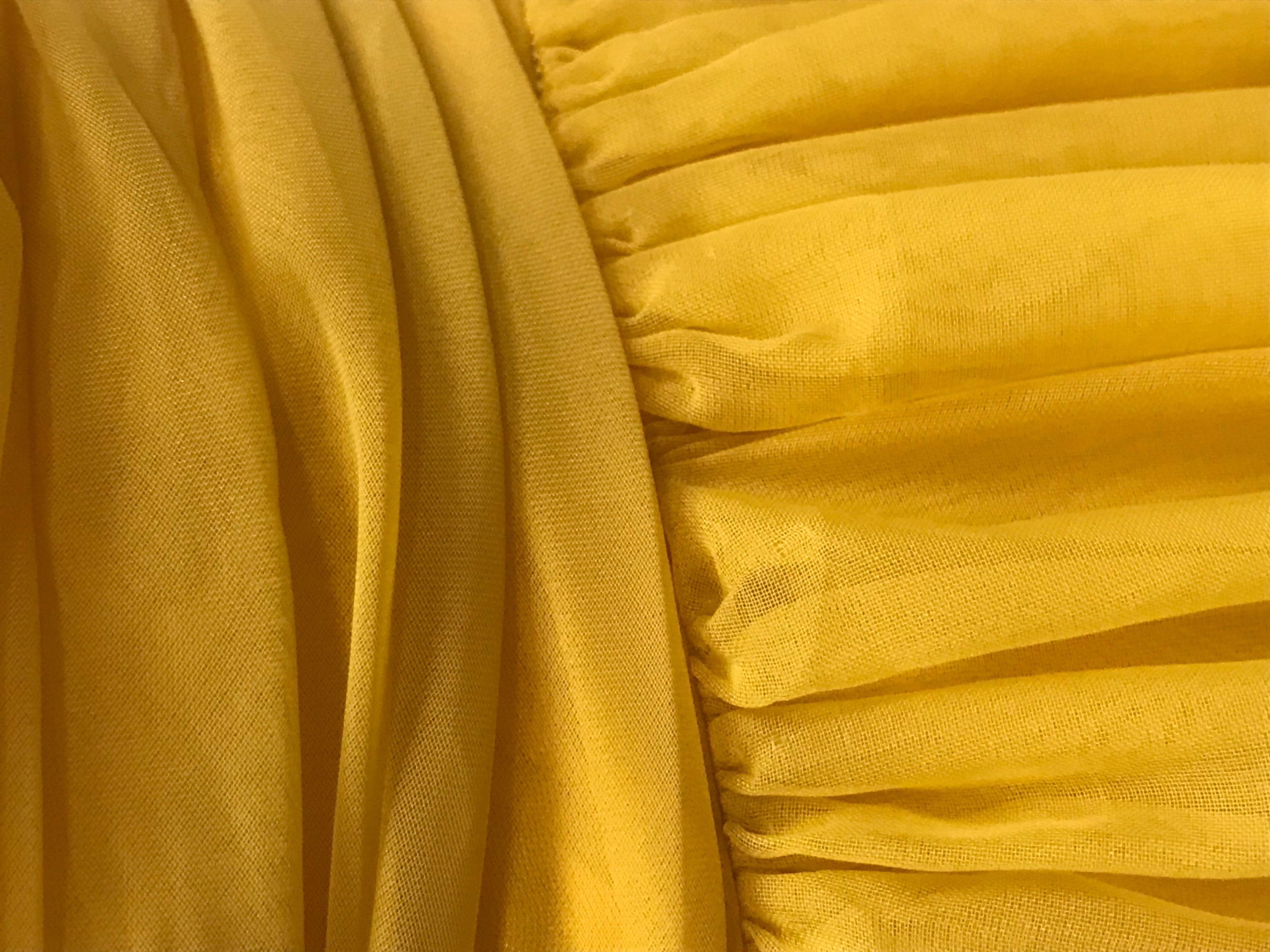 Vintage 50’s Canary Yellow Formal Dress by Jr. Theme | Shop THRILLING