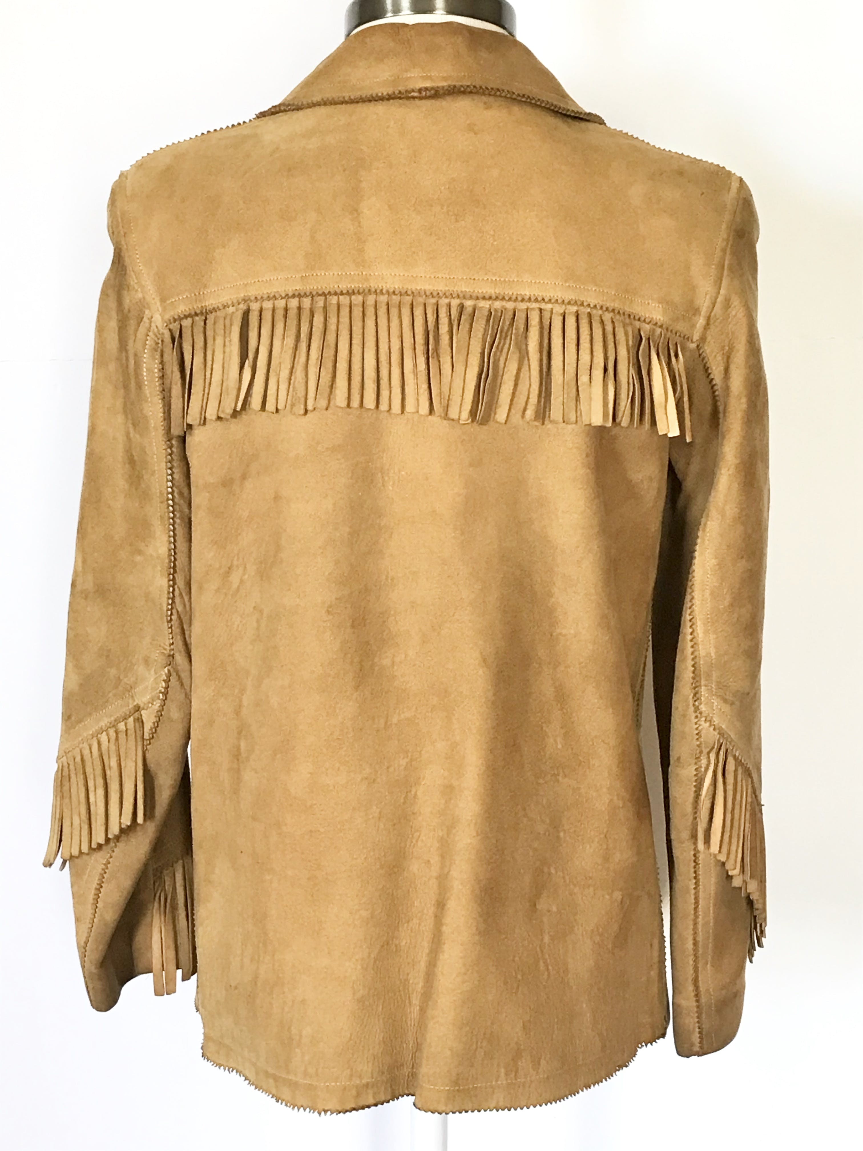 Vintage 60's Brown Suede Leather Jacket with Fringe by Field Stream ...