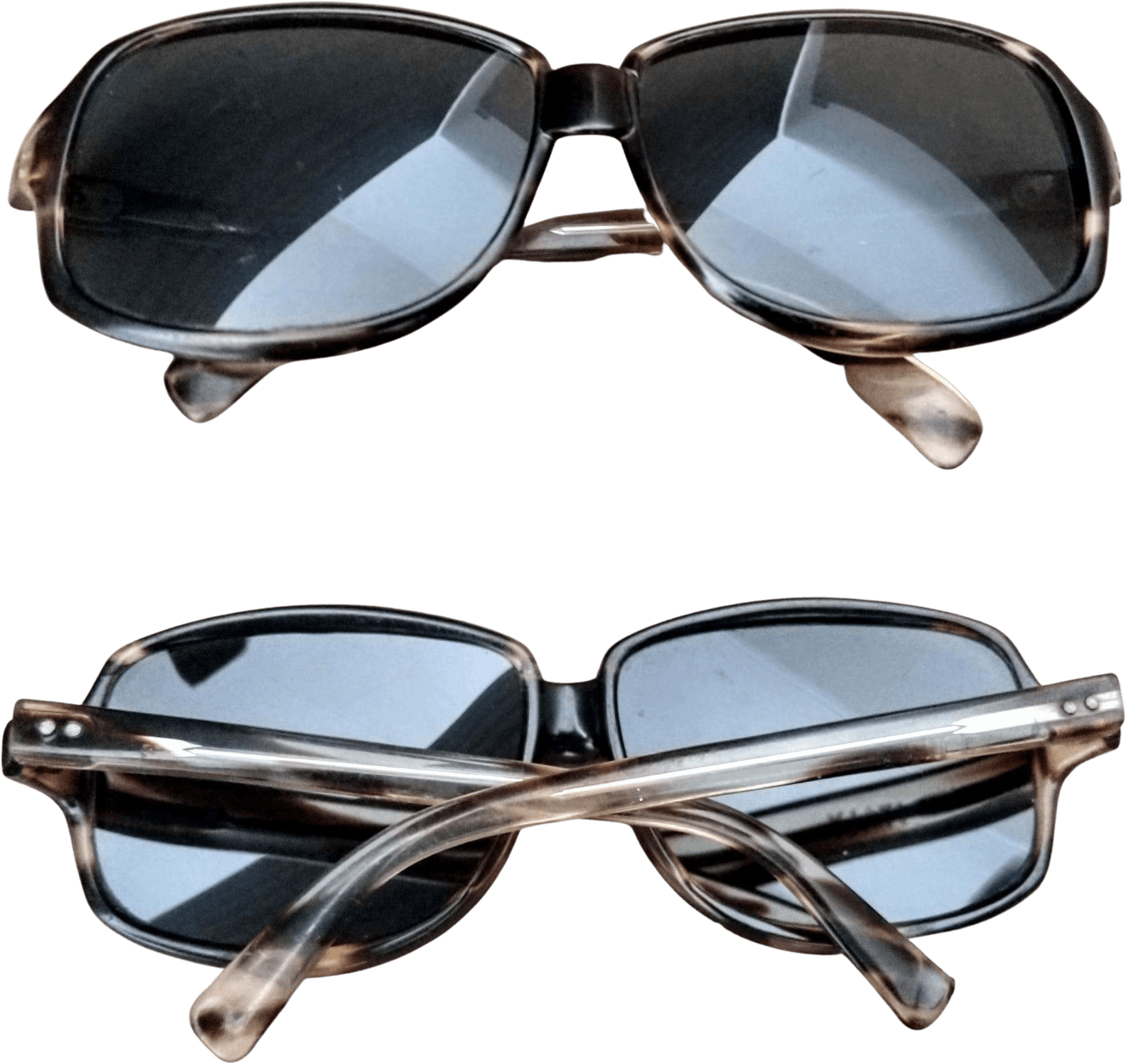 60's Vintage Mod Square Sunglasses Frame | Shop THRILLING