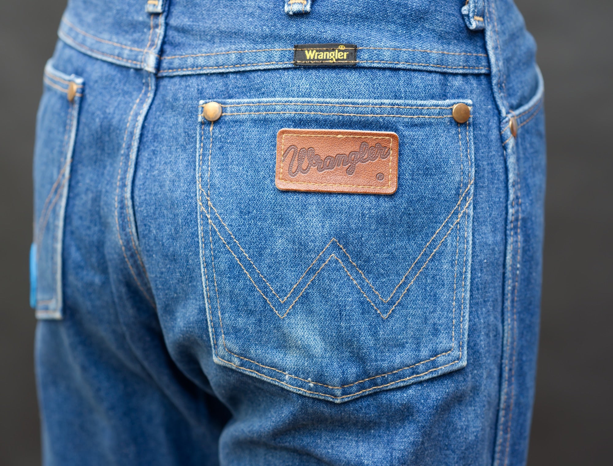 Vintage 70's Wrangler Western Work Jeans Patch 30 X 34 by Wrangler | Shop  THRILLING