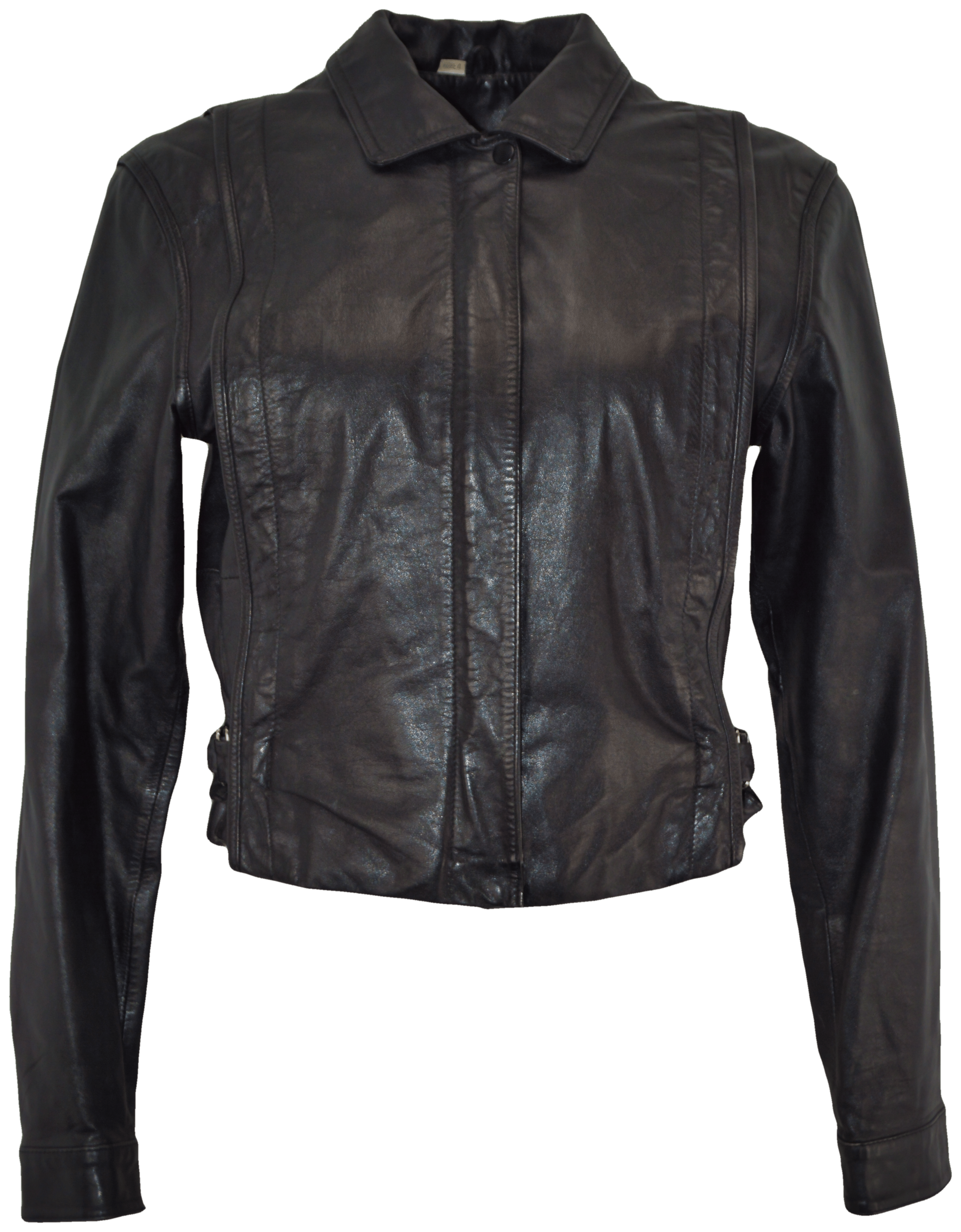 Vintage 70's Black Leather Biker Jacket | Shop THRILLING