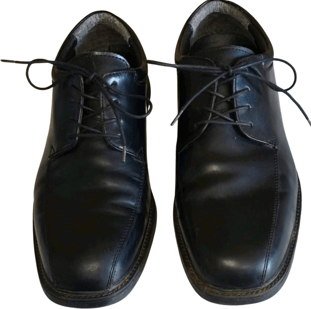 Vintage 80's Black Leather Oxford Shoes by Nunn Bush | Shop THRILLING