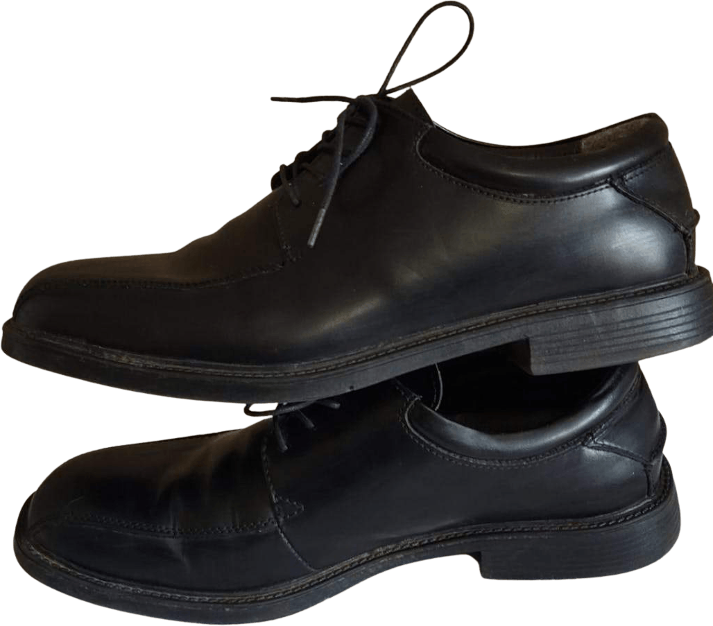 Vintage 80's Black Leather Oxford Shoes by Nunn Bush | Shop THRILLING